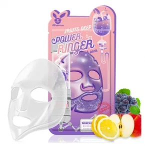 ELIZAVECCA НАБОР Тканевая маска для лица ФРУКТЫ Fruits Deep Power Ringer Mask Pack