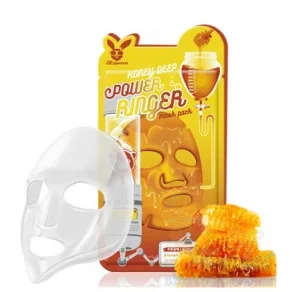 ELIZAVECCA НАБОР Тканевая маска для лица МЕД Honey Deep Power Ringer Mask Pack