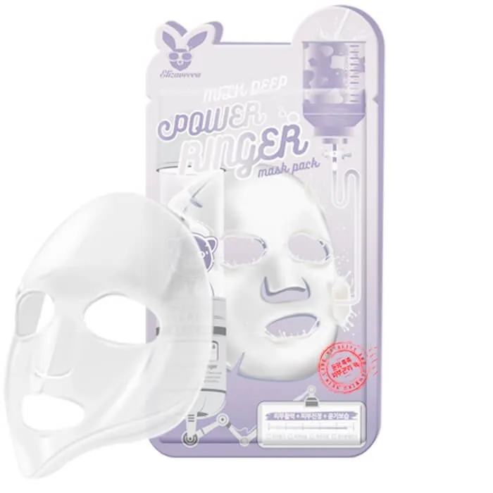 ELIZAVECCA НАБОР Тканевая маска для лица МОЛОКО Milk Deep Power Ringer Mask Pack