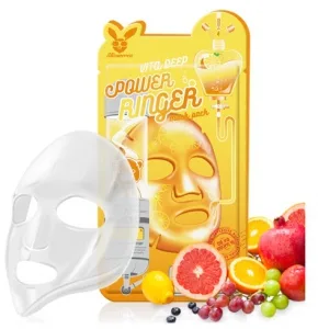ELIZAVECCA НАБОР Тканевая маска для лица ВИТАМИНЫ Vita Deep Power Ringer Mask Pack