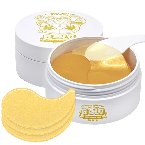 ELIZAVECCA Патчи для глаз ЗОЛОТО/ГИАЛУРОН Milky Piggy Hell-Pore Gold Hyaluronic Acid Eye Patch