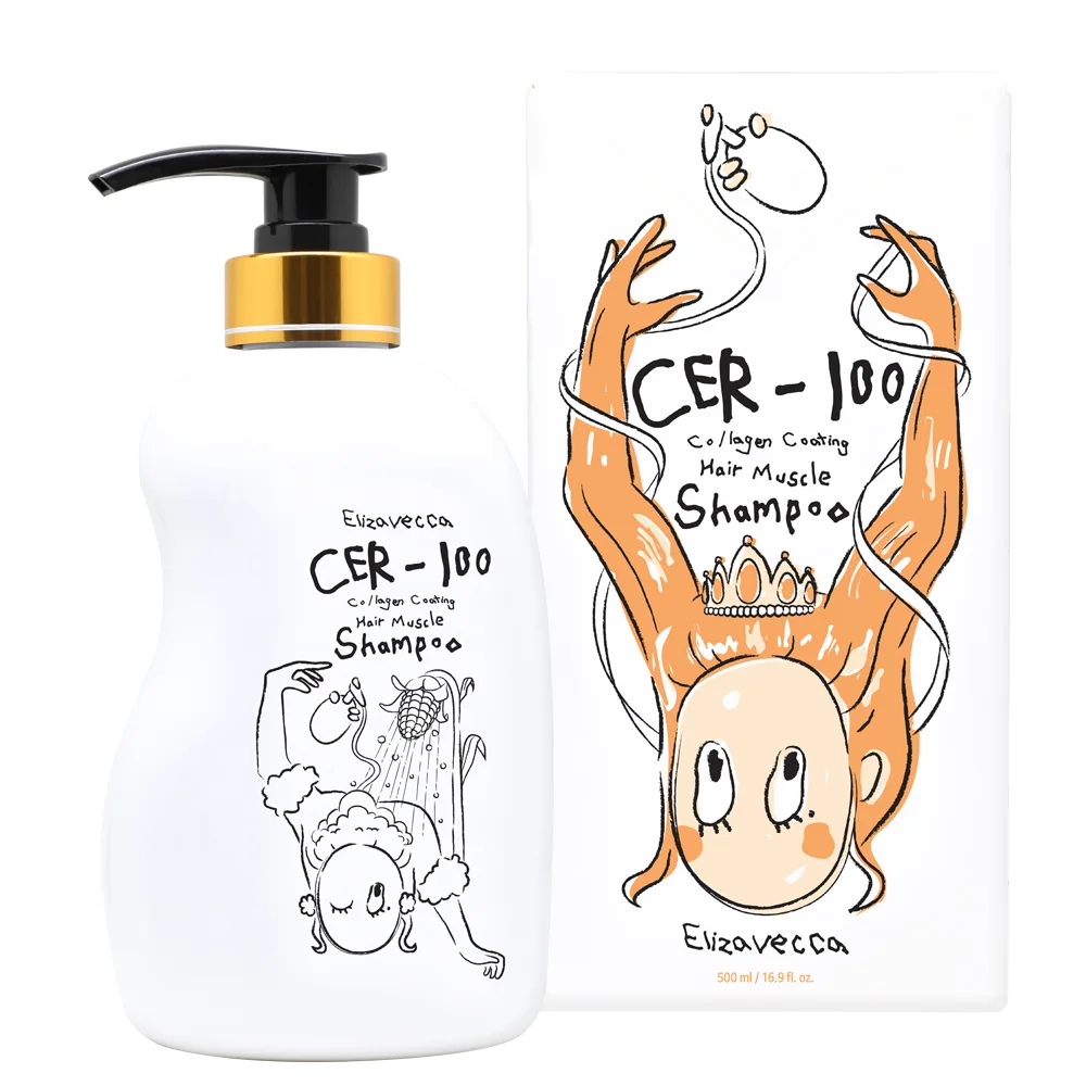 ELIZAVECCA Шампунь для волос CER-100 Collagen Coating Hair Muscle Shampoo