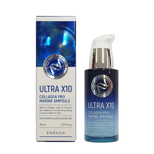 ENOUGH Сыворотка для лица КОЛЛАГЕН Ultra X10 Collagen Pro Marine Ampoule