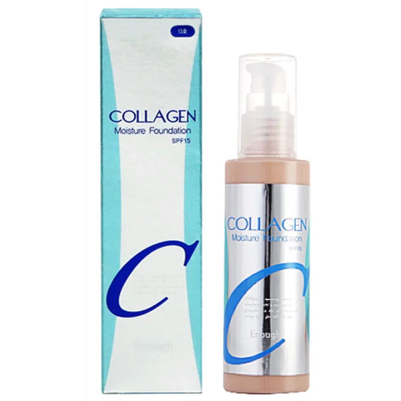 ENOUGH Тональный крем для лица КОЛЛАГЕН Collagen Moisture Foundation SPF15 (21)