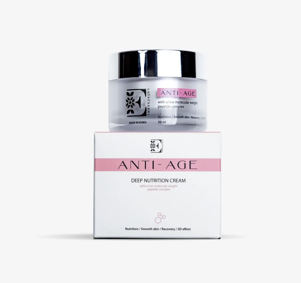 ENTREDERMA Крем для лица ПЕПТИДНЫЙ КОМПЛЕКС питательный Anti-Age