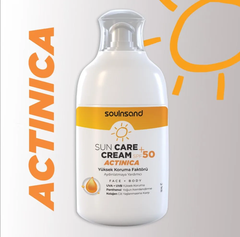 ESCABEL Крем для лица и тела солнцезащитный ACTINICA Sun Care Cream SPF 50 +