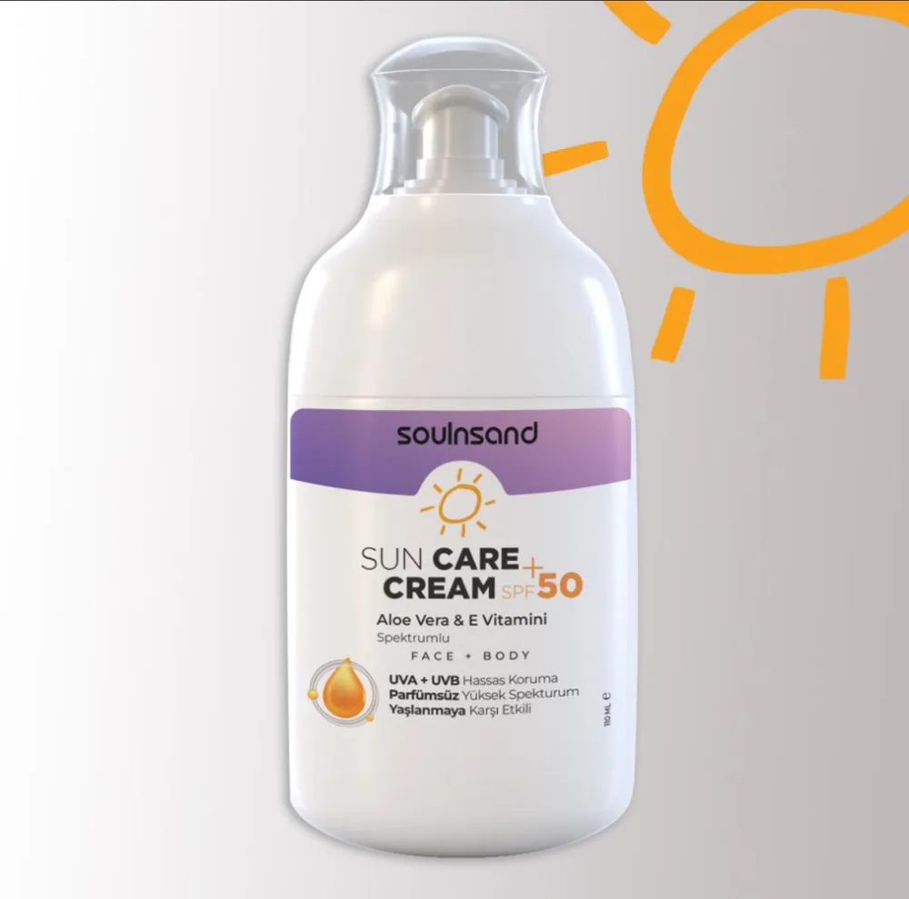 ESCABEL Крем для лица и тела солнцезащитный АЛОЕ ВЕРА + ВИТАМИН Е Sun Care Cream SPF 50+