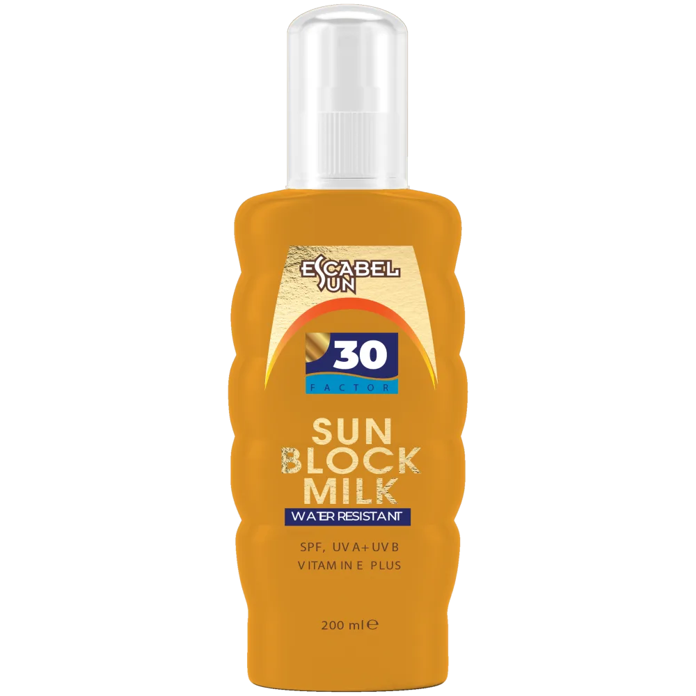 ESCABEL Молочко для лица и тела СОЛНЦЕЗАЩИТНОЕ Sun Block Milk SPF 30
