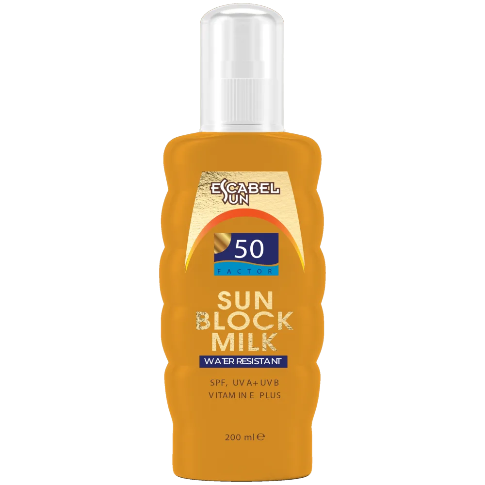 ESCABEL Молочко для лица и тела СОЛНЦЕЗАЩИТНОЕ Sun Block Milk SPF 50+