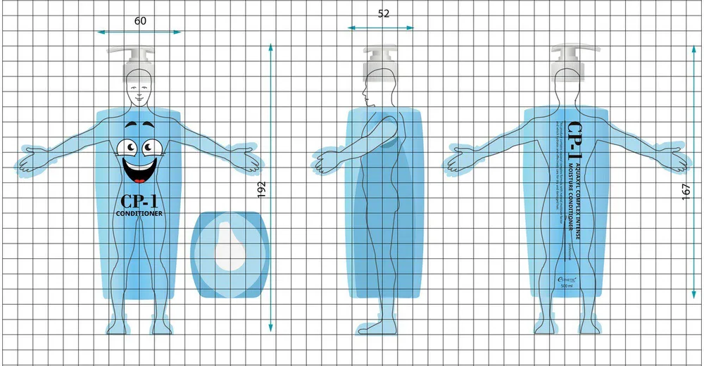 ESTHETIC HOUSE Кукла-костюм Кондиционер УВЛАЖНЕНИЕ