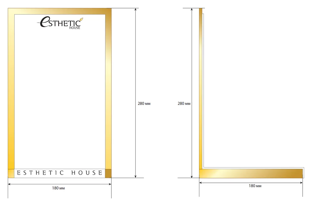 ESTHETIC HOUSE Подставка под косметику, 18х18х28 см