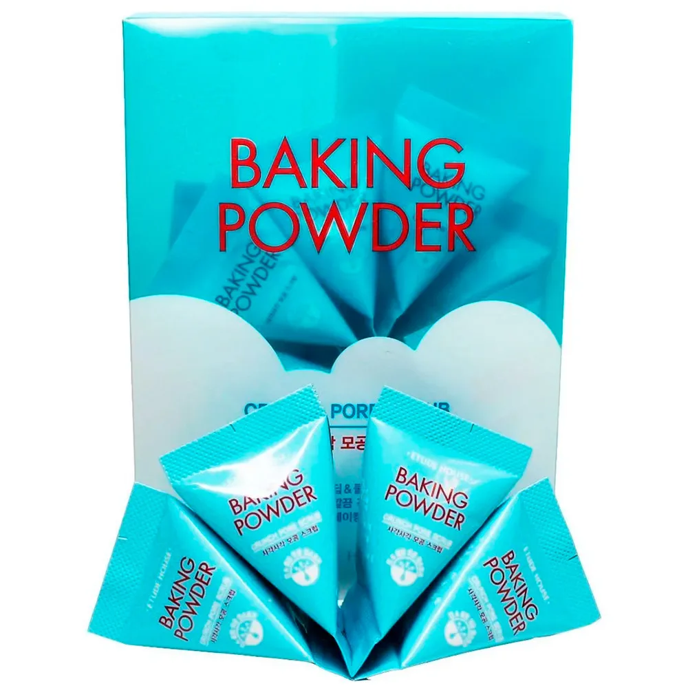 ETUDE HOUSE НАБОР Скраб для лица СОДА в пирамидках для очищения пор Baking Powder Crunch Pore Scrub, 24 шт*7 г