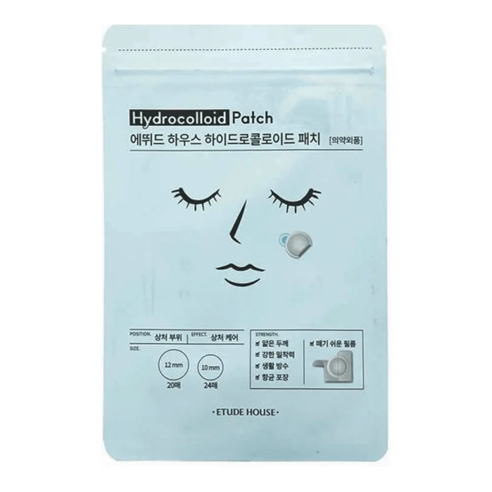 ETUDE Локальные патчи против воспалений ETUDE Hydrocolloid Patch