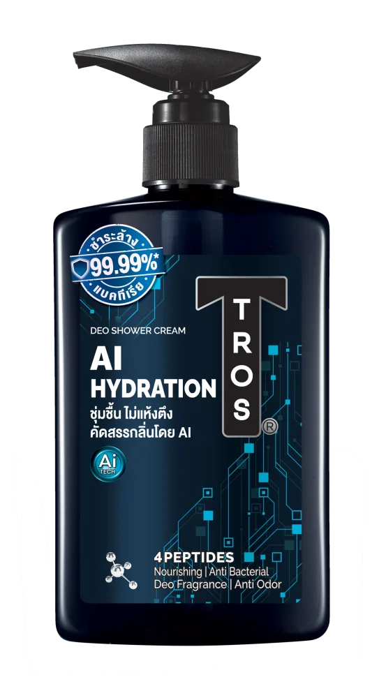FINELINE Гель для душа мужской TROS Al HYDRATION (дезодорирующий эффект)