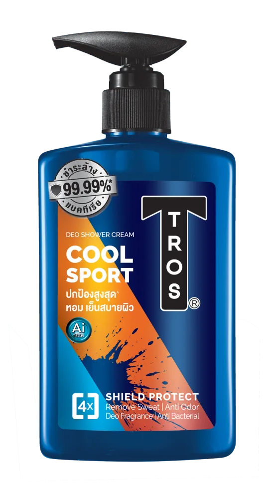 FINELINE Гель для душа мужской TROS COOL SPORT (дезодорирующий эффект)