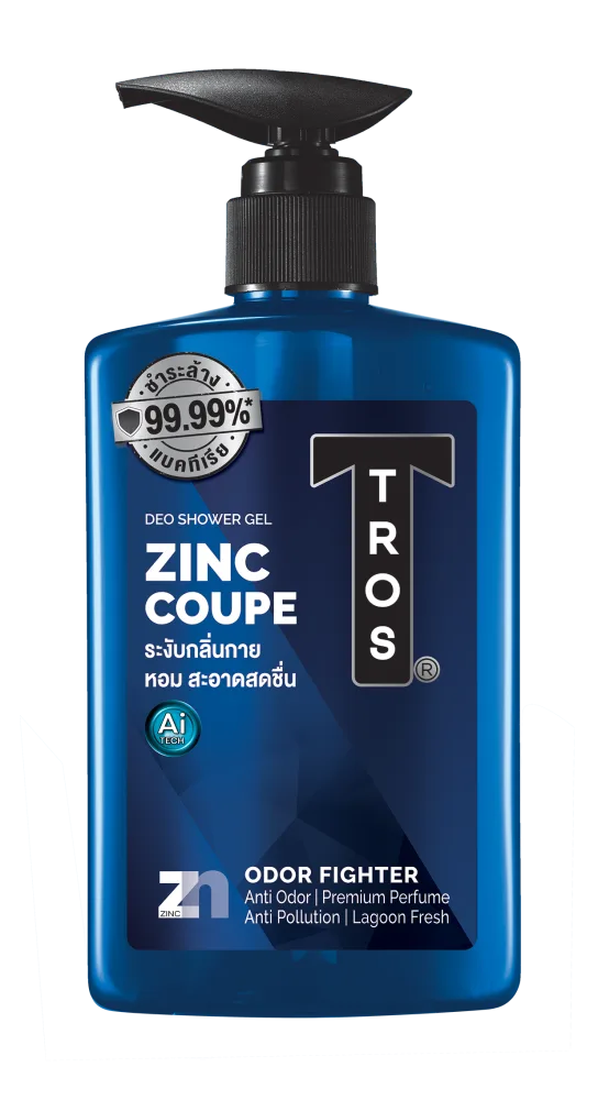 FINELINE Гель для душа мужской TROS ZINC COUPE (дезодорирующий эффект)