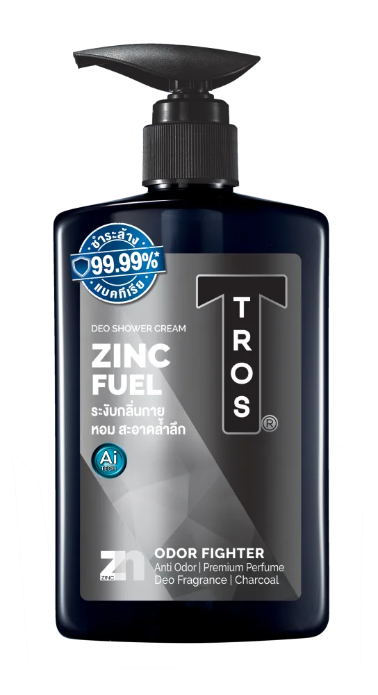 FINELINE Гель для душа мужской TROS ZINC FUEL (дезодорирующий эффект)