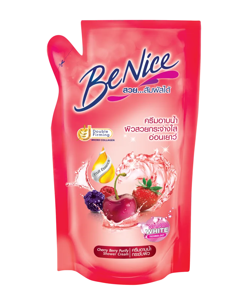 FINELINE Крем-гель для душа ЭКСТРАКТ КРАСНЫХ ЯГОД Benice (запасной блок)
