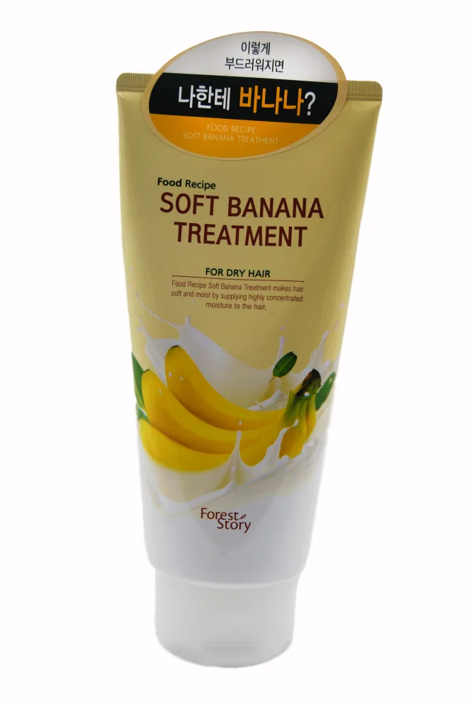 FOREST STORY Маска для сухих волос БАНАН Food Recipe Soft Banana Treatment