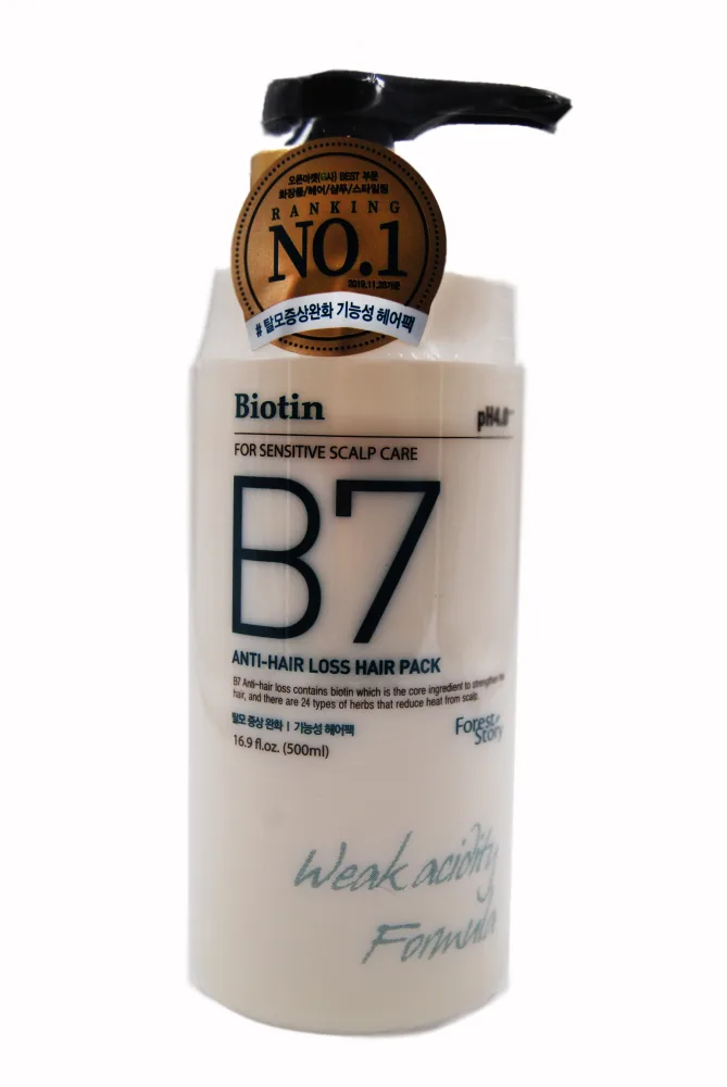 FOREST STORY Маска для волос против выпадения БИОТИН B7 Anti-Hair Loss Hair Pack