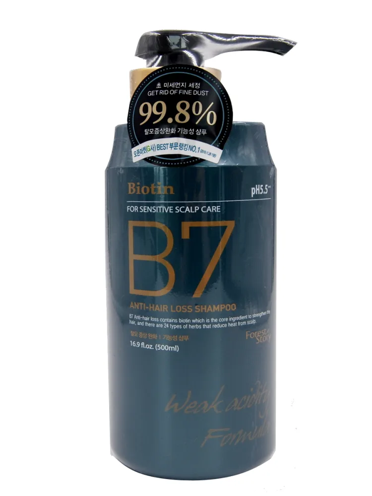 FOREST STORY Шампунь для волос против выпадения БИОТИН B7 Anti-Hair Loss Shampoo