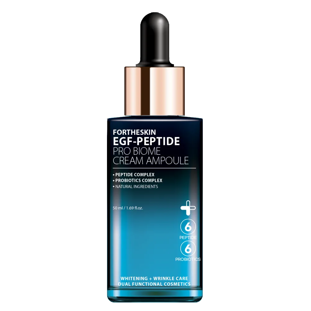 FORTHESKIN Крем-сыворотка для лица АНТИВОЗРАСТНАЯ FORTHESKIN EGF-PEPTIDE PRO BIOME CREAM AMPOULE