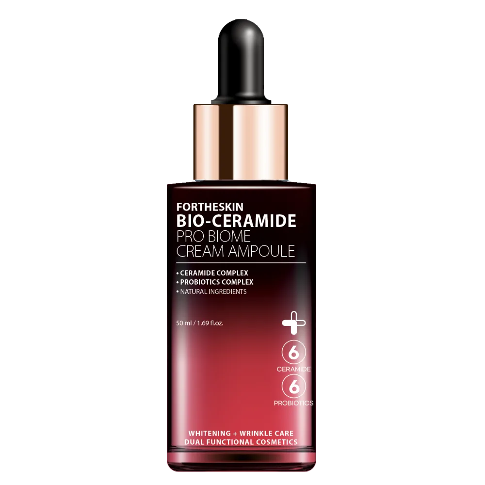FORTHESKIN Крем-сыворотка для лица КЕРАМИДЫ FORTHESKIN BIO-CERAMIDE PRO BIOME CREAM AMPOULE