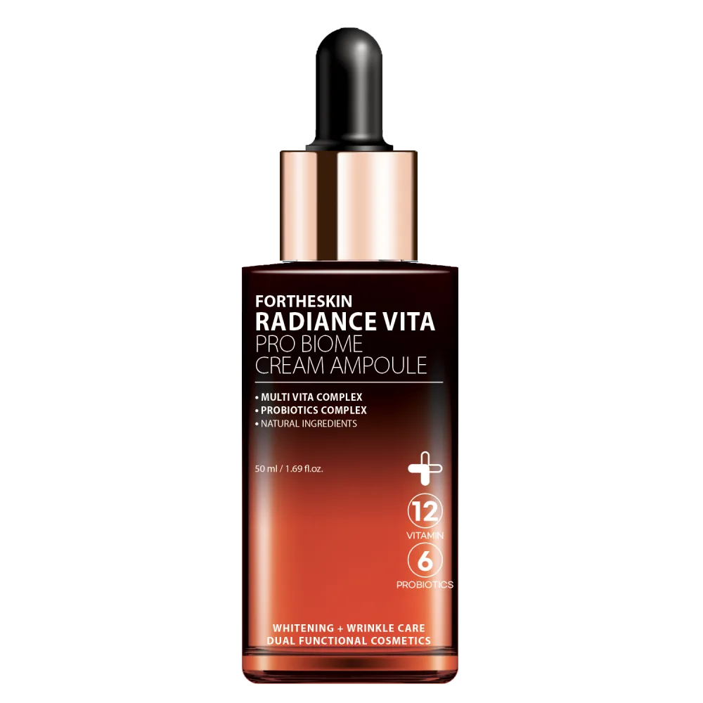 FORTHESKIN Крем-сыворотка для лица ЛИФТИНГ FORTHESKIN RADIANCE VITA PRO BIOME CREAM AMPOULE
