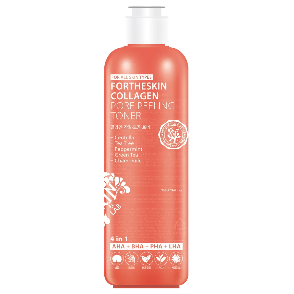 FORTHESKIN Тонер-пилинг для лица FORTHESKIN COLLAGEN PORE PEELING TONER