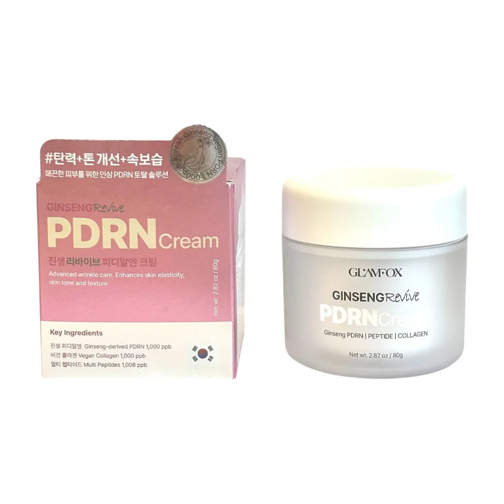 GLAMFOX Крем для лица антивозрастной ЭКСТРАКТ ЖЕНЬШЕНЯ и PDRN Ginseng Revive Cream
