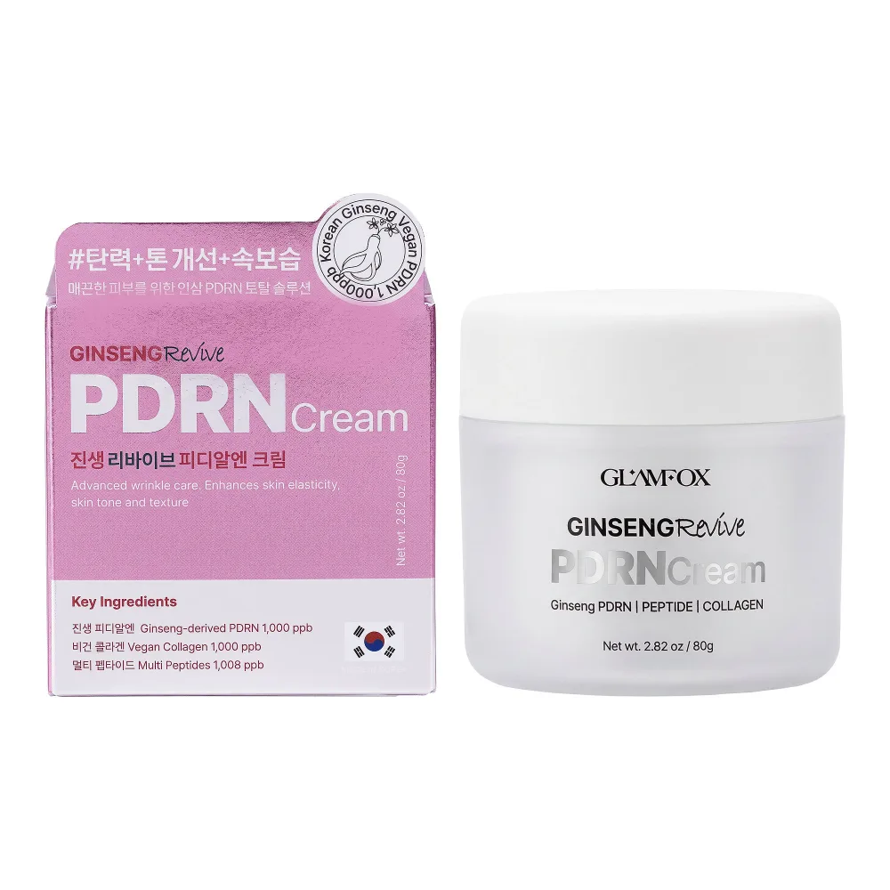 GLAMFOX Крем для лица антивозрастной ЭКСТРАКТ ЖЕНЬШЕНЯ и ПДРН Ginseng Revive PDRN Cream
