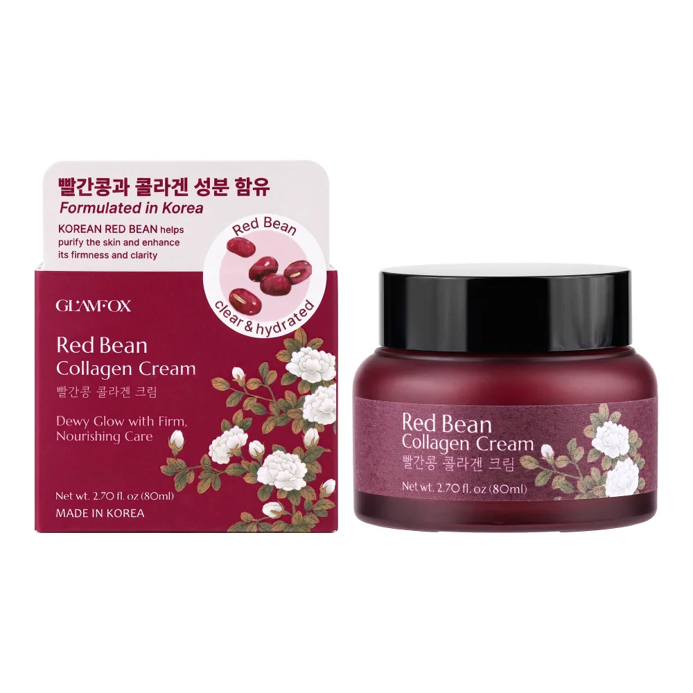 GLAMFOX Крем для лица КРАСНАЯ ФАСОЛЬ И КОЛЛАГЕН Red Bean Collagen Cream