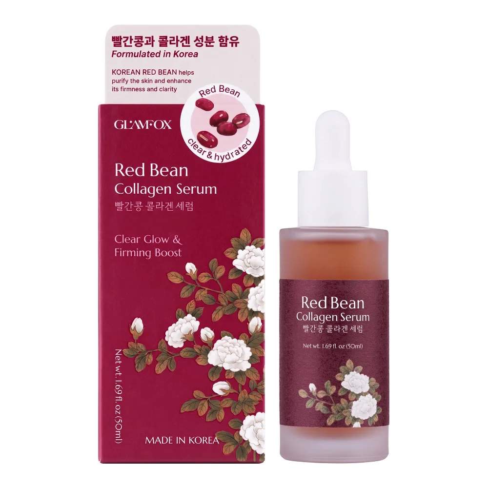 GLAMFOX Сыворотка для лица КРАСНАЯ ФАСОЛЬ И КОЛЛАГЕН Red Bean Collagen Serum