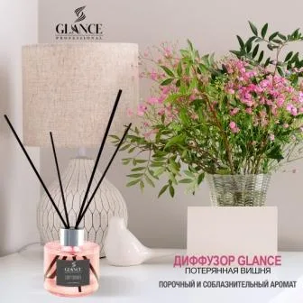 GLANCE Диффузор ароматический ПОТЕРЯННАЯ ВИШНЯ Luxury Fragrances Diffuser Lost Cherry