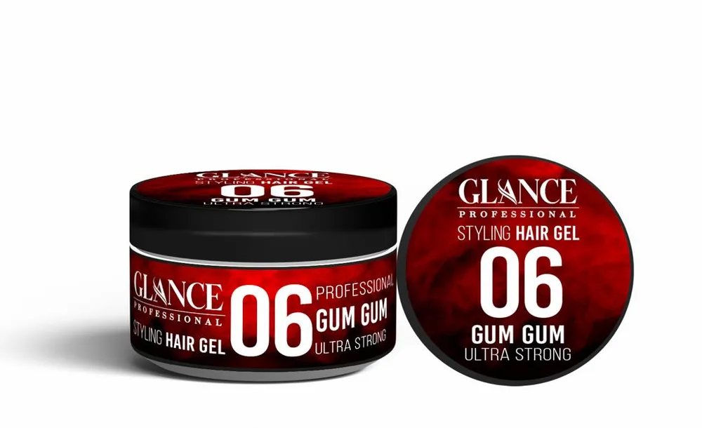GLANCE Гель для укладки волос GUM GUM ULTRA STRONG 06 Styling Hair Gel