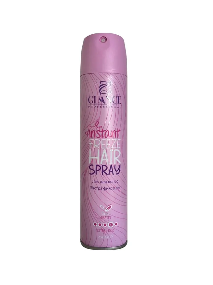 GLANCE Лак для волос ЭКСТРА ФИКСАЦИЯ Keratin