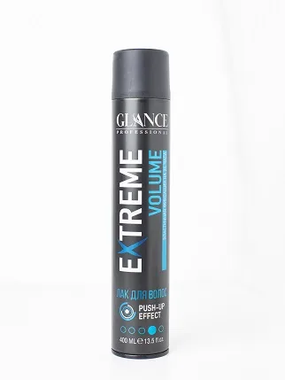 GLANCE Лак для волос ЭКСТРЕМАЛЬНЫЙ ОБЪЁМ Extreme Volume