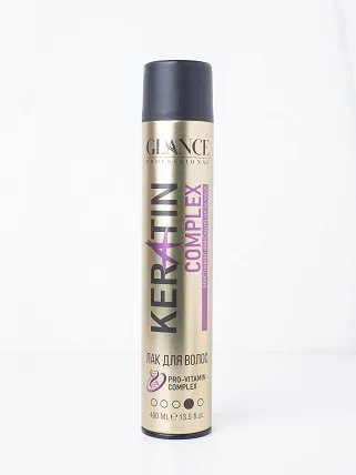 GLANCE Лак для волос КЕРАТИНОВЫЙ КОМПЛЕКС Keratin Complex