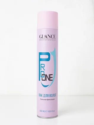 GLANCE Лак для волос СИЛЬНАЯ ФИКСАЦИЯ Pro One Hair