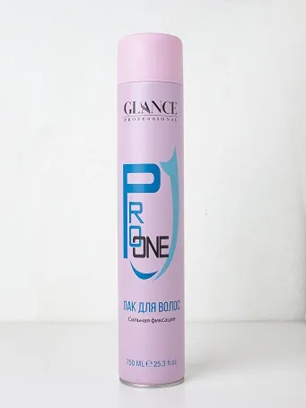 GLANCE Лак для волос СИЛЬНАЯ ФИКСАЦИЯ Pro One Hair
