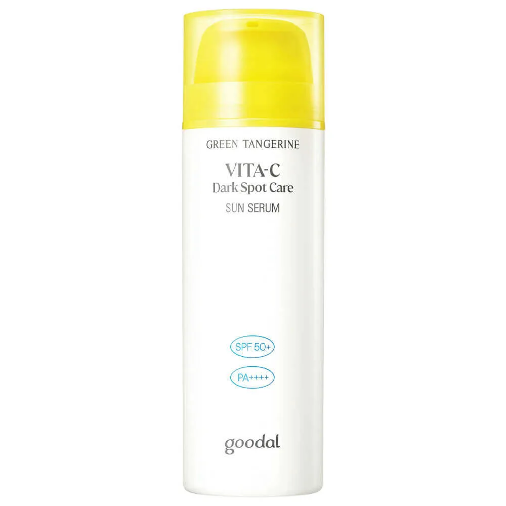 Goodal Санскрин от пигментации Goodal Green Tangerine Vita C Dark Spot Care Sun Serum SPF50+ PA++++