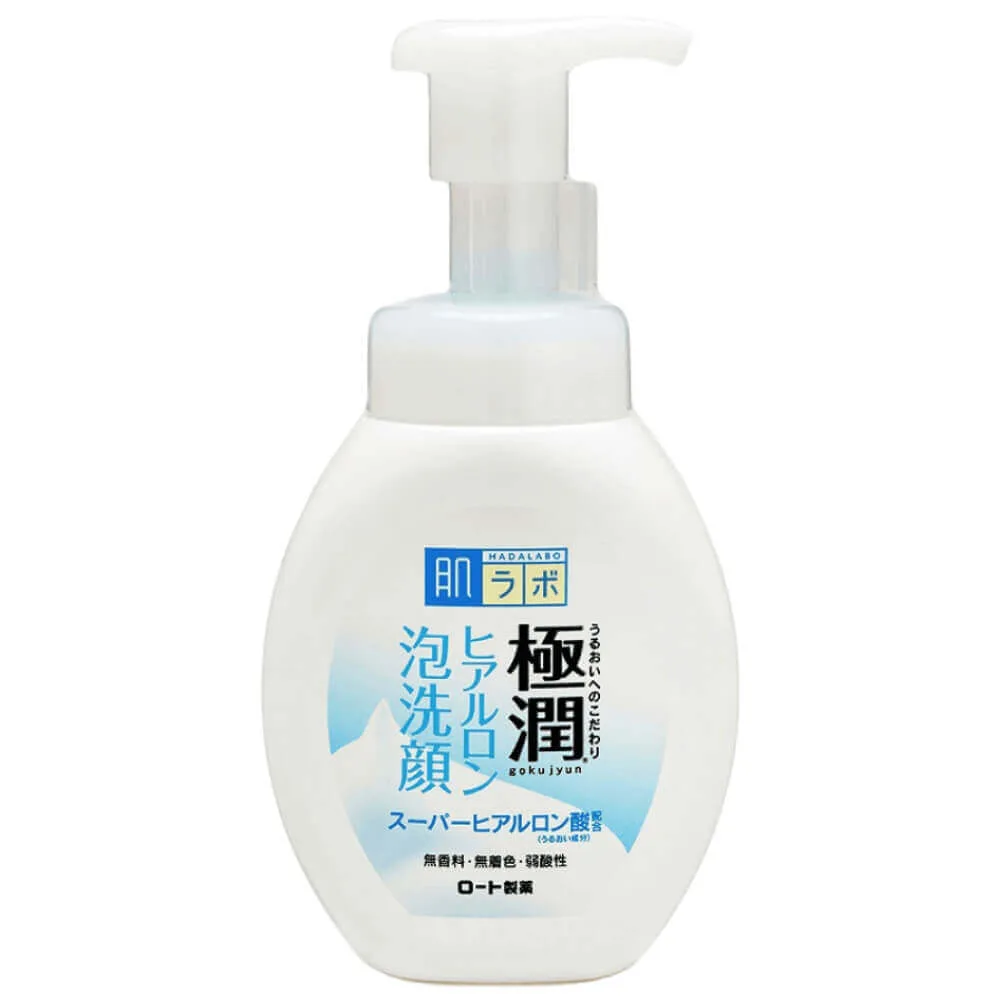 Hada Labo Кислородная пенка для умывания Hada Labo Gokujyun Hyaluronic Acid Moisture Bubble Foaming Cleanser
