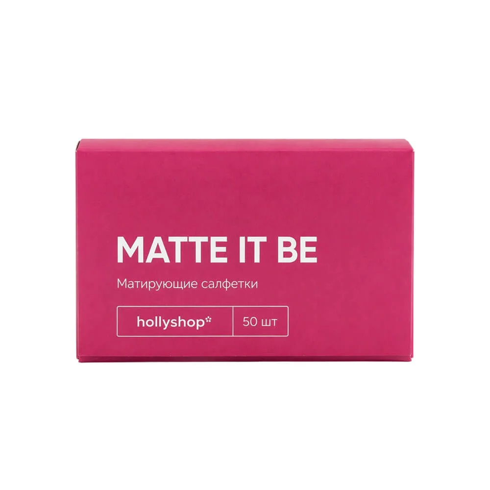 hollyshop Матирующие салфетки hollyshop Matte it be