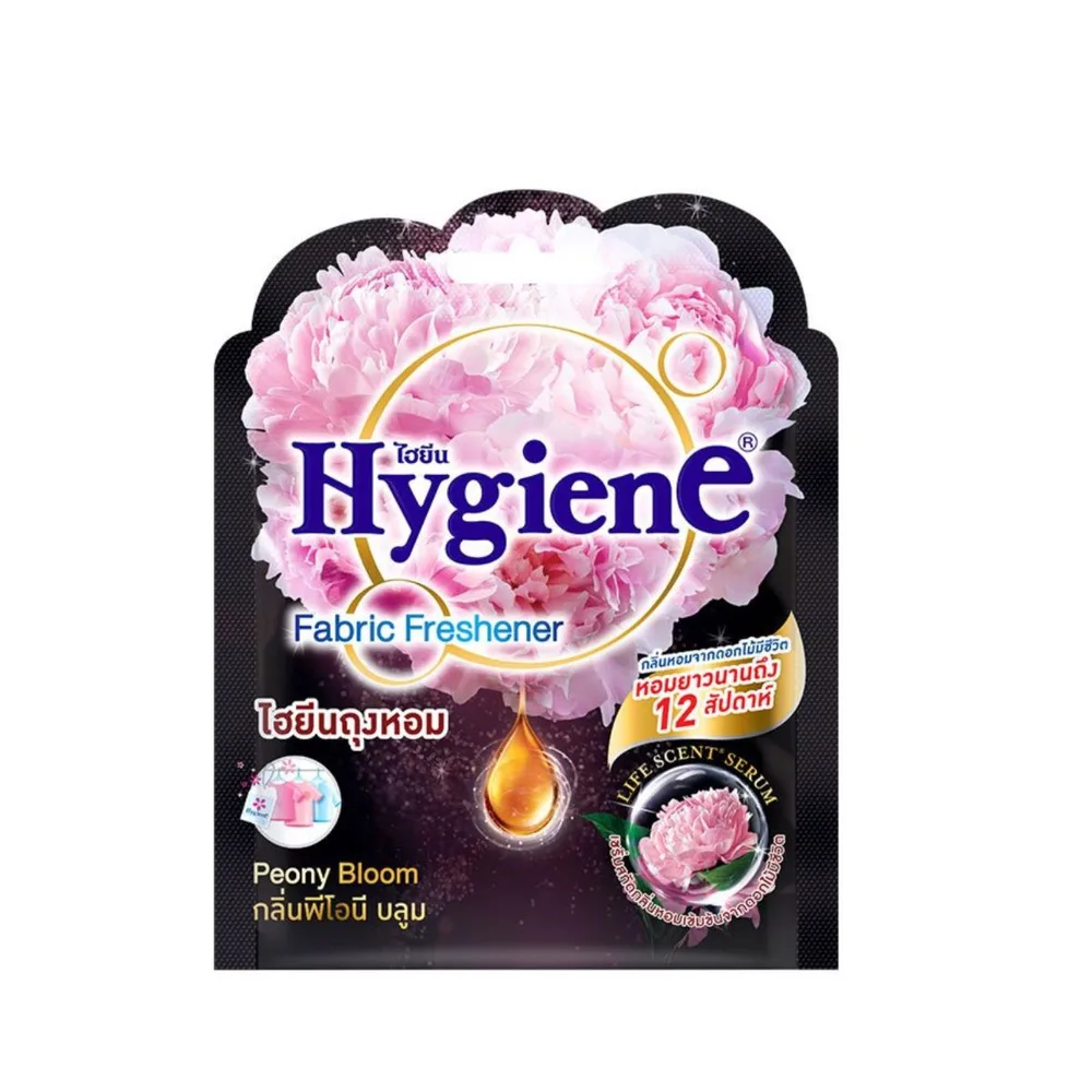 HYGIENE Аромасаше для дома и автомобиля ЦВЕТОК ПИОНА Fabric Freshener