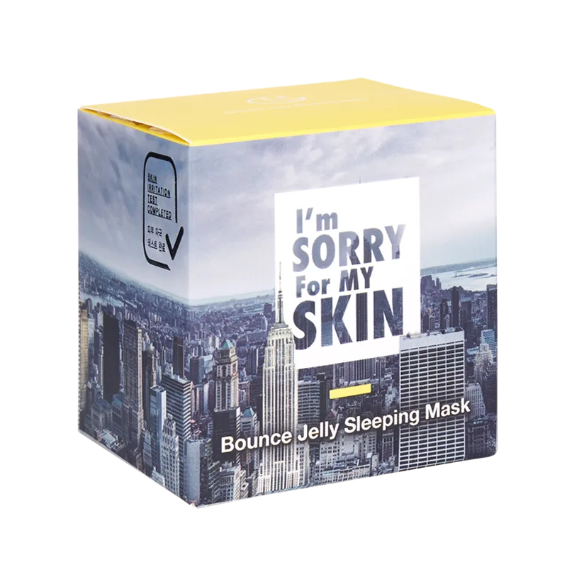 I`M SORRY FOR MY SKIN Маска для лица НОЧНАЯ/УВЛАЖНЯЮЩАЯ I'm Sorry for My Skin Bounce Jelly Sleeping Mask, 1 шт*80 мл