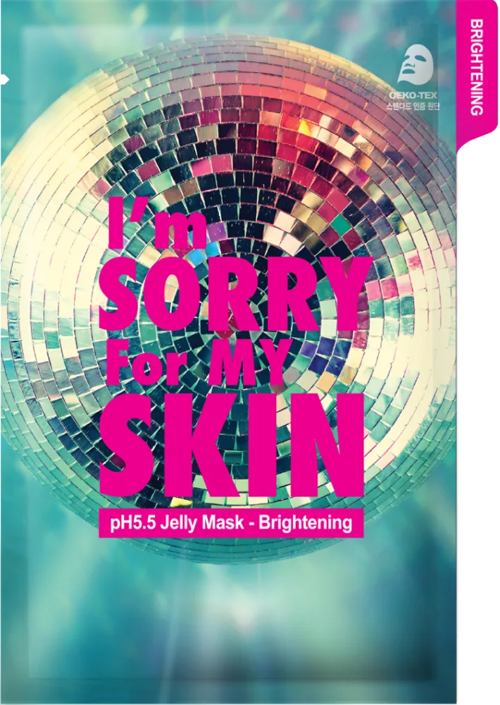 I`M SORRY FOR MY SKIN НАБОР Тканевая маска для лица СИЯНИЕ I'm Sorry for My Skin pH5.5 Jelly Mask Brightening, 10 шт*33 мл