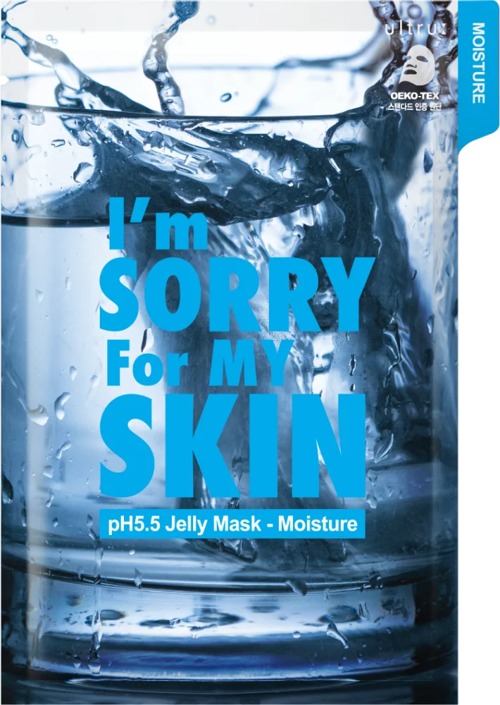 I`M SORRY FOR MY SKIN Тканевая маска для лица УВЛАЖНЕНИЕ I'm Sorry for My Skin pH5.5 Jelly Mask Moisture, 1 шт*33 мл