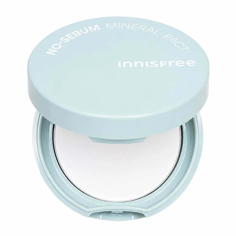 Innisfree Бесцветная минеральная матирующая компактная пудра Innisfree No-Sebum Mineral Pact