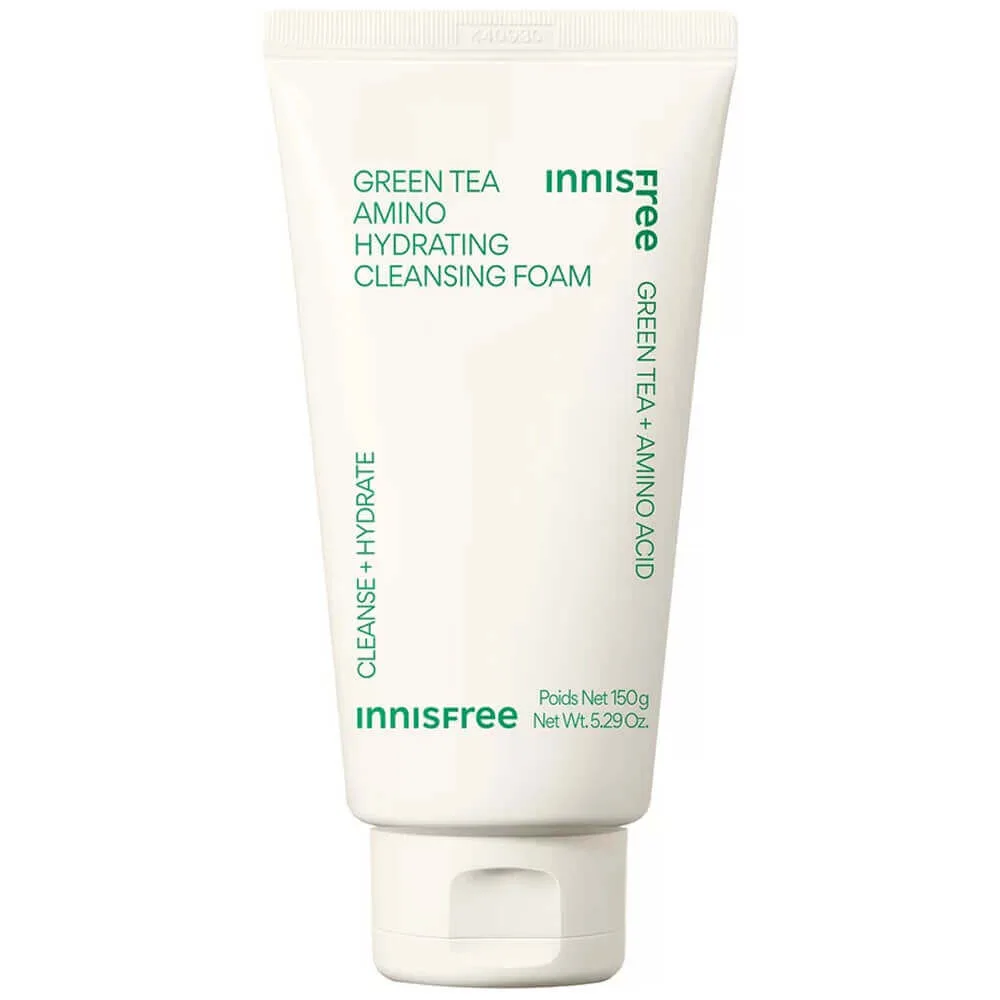Innisfree Пенка для умывания с зелёным чаем Innisfree Green Tea Amino Hydrating Cleansing Foam