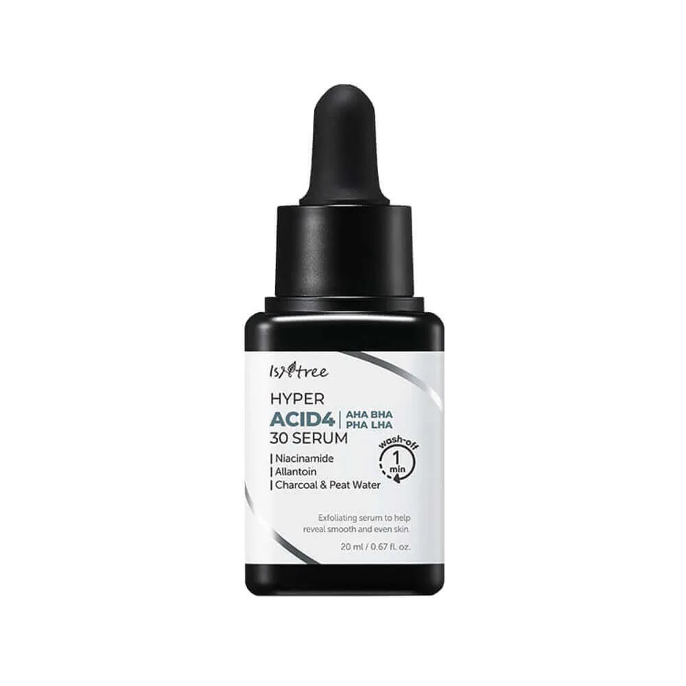 ISNTREE Пилинг-сыворотка с комплексом кислот IsNtree Hyper Acid4 AHA BHA PHA LHA 30 Serum